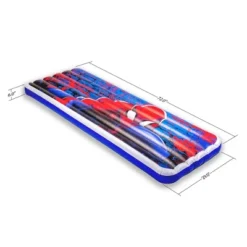Living IQ Inflatable Jr Twin Portable Small Travel Size Kids Toddler Sleeping Air Bed Mattress, Marvel Spiderman -OUTSUNNY Shop GUEST 2f598bdd 5b6f 4cb7 912e 397f15715220