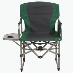 Kamp-Rite KAMPCC413 Compact Director's Chair Outdoor Furniture Camping Folding Sports Chair With Side Table And Cup Holder, Green/Gray (2 Pack) -OUTSUNNY Shop GUEST 2f89483a d041 405d 8cb4 18dba4fd0482