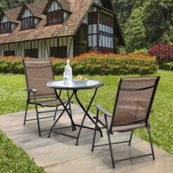Costway 2PCS Outdoor Patio Folding Chair Camping Portable Lawn Garden W/Armrest 13 Costway 2PCS Outdoor Patio Folding Chair Camping Portable Lawn Garden W/Armrest -OUTSUNNY Shop GUEST 30e7d3c1 51ab 468f a6cd 3880274fc305