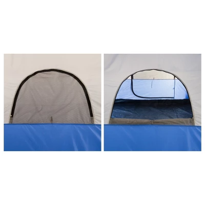 Leisure Sports 6-Person Waterproof Dome Tent For Camping - Blue/Grey 4 Leisure Sports 6-Person Waterproof Dome Tent For Camping - Blue/Grey - Image 2