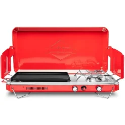 Hike Crew 2-in-1 Portable Gas Camping Stove/Grill With Griddle -OUTSUNNY Shop GUEST 3135cdf1 8e79 4e56 b01e ab0d2bd2e7db