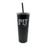 NHL Pittsburgh Penguins 24oz New Onyx Skinny Tumbler With Straw