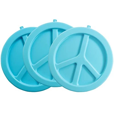Reusable Hard Ice Pack For Lunch Box, Bento Or Bag (3 Pack Peace Sign) - Keep Cool Freezer Cold Packs, Lasts For Hours - Great For Kids Or Adults, Long-Lasting, Slim & Lightweight Design 3 Reusable Hard Ice Pack For Lunch Box, Bento Or Bag (3 Pack Peace Sign) - Keep Cool Freezer Cold Packs, Lasts For Hours - Great For Kids Or Adults, Long-Lasting, Slim & Lightweight Design
