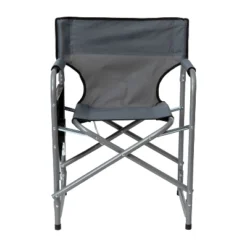Emma And Oliver Canvas Folding Director's Chair With Accent Trim, Steel Tube Frame-Integrated Folding Side Table With Cupholders -OUTSUNNY Shop GUEST 387f4a93 c030 4468 a8db 0ec579fe7955