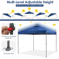 Costway Patio 10x10ft Outdoor Instant Pop-up Canopy Folding Tent Sun Shelter UV50+ Gray/Blue/White 21 Costway Patio 10x10ft Outdoor Instant Pop-up Canopy Folding Tent Sun Shelter UV50+ Gray/Blue/White -OUTSUNNY Shop GUEST 39344360 f2f1 4c6e a0a2 5fa0a76f35b1
