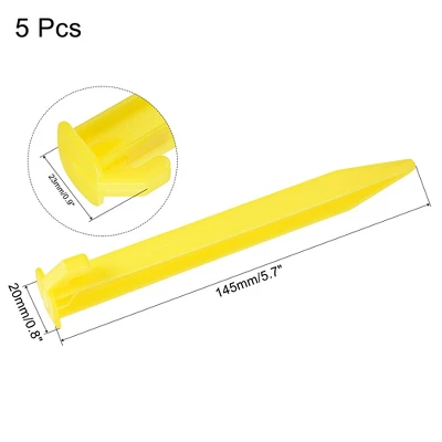 Unique Bargains Tent Stakes Plastic Pegs With Hook For Camping Canopy 3 Unique Bargains Tent Stakes Plastic Pegs With Hook For Camping Canopy