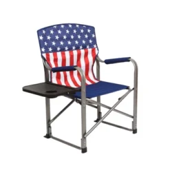 Kamp-Rite Portable Folding Director's Chair With Side Table & Cup Holder For Camping, Tailgating, And Sports, 350 LB Capacity -OUTSUNNY Shop GUEST 3c37182c 74d4 40f1 b599 7471d725fb19