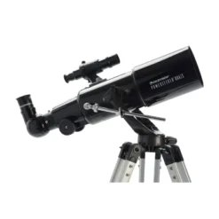 Celestron Powerseeker 80AZS Telescope With Basic Smartphone Adapter - Black