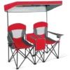 Costway Portable Folding Camping Canopy Chairs W/ Cup Holder Cooler Outdoor Red -OUTSUNNY Shop GUEST 3d76cf1a 6c52 4748 981c 6f4d92ab4326