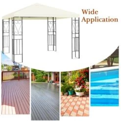 Tangkula 10'x10'Outdoor Canopy Gazebo Art Steel Frame Party Patio Large Canopy Gazebo 11 Tangkula 10'x10'Outdoor Canopy Gazebo Art Steel Frame Party Patio Large Canopy Gazebo -OUTSUNNY Shop GUEST 3dda53d8 a0be 487a a37e f4423b304ab1
