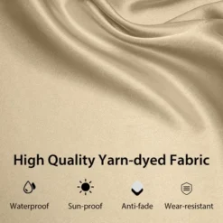 Costway 10x12ft Outdoor Aluminum Retractable Pergola Canopy Shelter Grape Trellis Beige/Gray -OUTSUNNY Shop GUEST 3e6da9d1 2166 4ab9 a70f fbe7a788ea0e