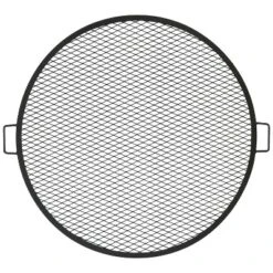 Sunnydaze Decor Sunnydaze Outdoor Camping Or Backyard Heavy-Duty Steel Round X-Marks Fire Pit Cooking Grilling Grate -OUTSUNNY Shop GUEST 4225bd61 2298 4b74 b203 9d394fd8df67