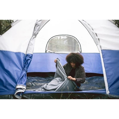 Stansport Rectangular Fleece Sleeping Bag Gray 11 Stansport Rectangular Fleece Sleeping Bag Gray - Image 9