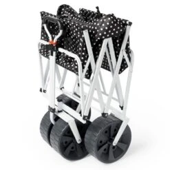 Mac Sports Heavy Duty Steel Frame Collapsible Folding 150 Pound Capacity Outdoor Beach Garden Utility Wagon Cart With 4 All Terrain Wheels -OUTSUNNY Shop GUEST 443ed18b 5c29 41f2 91d6 2eabcb6e23fc