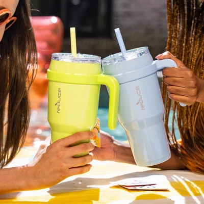 Reduce 40oz Cold1 Vacuum Insulated Stainless Steel Straw Tumbler Mug 9 Reduce 40oz Cold1 Vacuum Insulated Stainless Steel Straw Tumbler Mug - Image 7