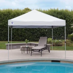Z-Shade ZSBP10VNTWH-S 10 By 10 Foot White Venture Straight Leg Canopy And Emergency Tent Shelter For Outdoor And Indoor Use, 100 Square Foot Coverage -OUTSUNNY Shop GUEST 499a67e1 bfe1 4c73 9f62 360d76b03413