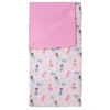 Wildkin Kids Cotton Blend Sleeping Bags For Boys & Girls, Camping & Overnight Travel (Fairy Garden)