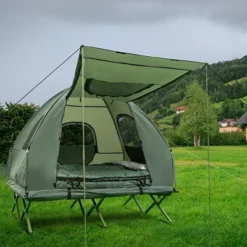 Costway 2-Person Compact Portable Pop-Up Tent/Camping Cot W/ Air Mattress & Sleeping Bag -OUTSUNNY Shop GUEST 4cc57a8b eac2 436c 9583 2f1826959dd2