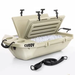 Cuddy Floating Cooler And Dry Storage Vessel - 40QT - Amphibious Hard Shell Design -OUTSUNNY Shop GUEST 4fa32c83 c065 4bc6 8d2b 4f4b6e78a6ba