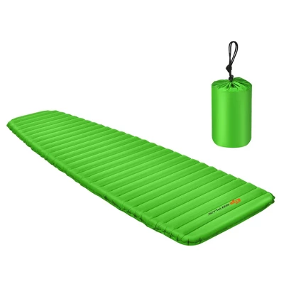 Costway 3 Inch Inflatable Camping Sleeping Pad Waterproof & Comfortable Sleeping Mat Blue/Green 13 Costway 3 Inch Inflatable Camping Sleeping Pad Waterproof & Comfortable Sleeping Mat Blue/Green - Image 11