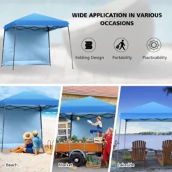 Tangkula 10x10 Ft Pop Up Canopy Tent One Person Set-up Instant Shelter With Central Lock W/ Roll-up Side Wall 21 Tangkula 10x10 Ft Pop Up Canopy Tent One Person Set-up Instant Shelter With Central Lock W/ Roll-up Side Wall -OUTSUNNY Shop GUEST 52ca1db0 ccc8 4692 bd9f d96d7fbccc6c