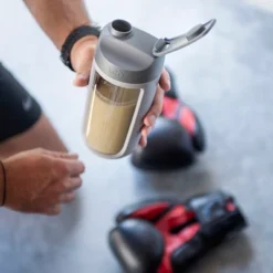 BergHOFF LEO To Go Shaker Botte With Powder Compartment, Silicone Mixing Ball, 16.9oz., Grey 12 BergHOFF LEO To Go Shaker Botte With Powder Compartment, Silicone Mixing Ball, 16.9oz., Grey -OUTSUNNY Shop GUEST 553090e4 ea55 415b b913 338597599a40