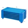 ECR4Kids Stackable Kiddie Cot, Toddler Size, Classroom Furniture, Blue, 6-Pack -OUTSUNNY Shop GUEST 558af4b2 e188 4294 9f2f 7ea8564ef631