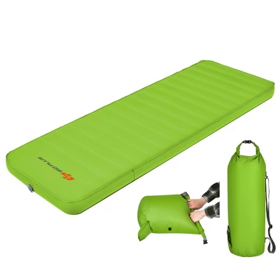 Costway Folding Sleeping Pad, Self Inflating Camping Mattress With Carrying Bag GreenBlue 13 Costway Folding Sleeping Pad, Self Inflating Camping Mattress With Carrying Bag GreenBlue - Image 11
