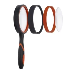 Insten Large Magnifying Glass 75 Mm Lens, 7X Handheld Magnifier For Reading, Orange -OUTSUNNY Shop GUEST 5602a60c 2e58 4631 9cde 758cde69e4df