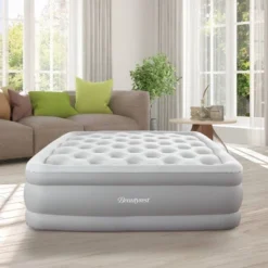 Beautyrest Skyrise 18" Air Mattress With External Pump 1-Touch Comfort Control - Queen -OUTSUNNY Shop GUEST 57dc419a 4d21 489c a80d aca594f77b30