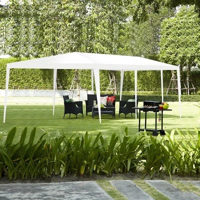 Costway 10'x30' Party Wedding Tent Canopy Heavy Duty Pavilion 5 Sidewall 4 Costway 10'x30' Party Wedding Tent Canopy Heavy Duty Pavilion 5 Sidewall - Image 2