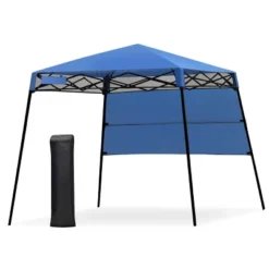 Tangkula 7x7 FT Pop-up Canopy Portable Outdoor Offset Tent W/Carry Bag Blue/White/Grey -OUTSUNNY Shop GUEST 5b928f53 0a19 4c98 ba6f a63df987b1f6