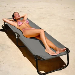 Costway Portable Camping Cot Outdoor Folding Sleeping Bed For Traveling Hiking -OUTSUNNY Shop GUEST 5c650eab cfa7 4687 9eb4 ea38abb0e6f2