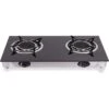 Barton 2 Burner Glass Cooktop Auto Ignition Stove Infrared Flame Ceramic Head With Regulator, Black -OUTSUNNY Shop GUEST 5d8e2a5c 63c8 40ed b63b 7d82f542ab3b