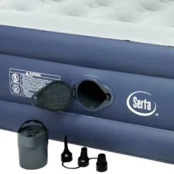 Serta 16" Rechargeable Air Mattress With Electric Pump - Queen -OUTSUNNY Shop GUEST 5e9427ab dda1 4ff9 84af 40a5c37ea0b3