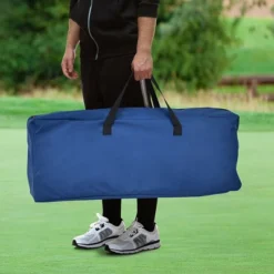 Costway Folding Camping Chair Loveseat Double Seat W/ Bags & Padded Backrest GrayBlue -OUTSUNNY Shop GUEST 5e9f525a ef37 43b1 9936 fc8b1544c64b