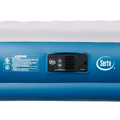 Serta 16" Raised Inflatable Air Mattress With Built In Pump - Queen 4 Serta 16" Raised Inflatable Air Mattress With Built In Pump - Queen - Image 2