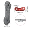 Unique Bargains Tent Rope Nylon Reflective Guyline Cords With Aluminum Cord Adjusters For Camping Hiking