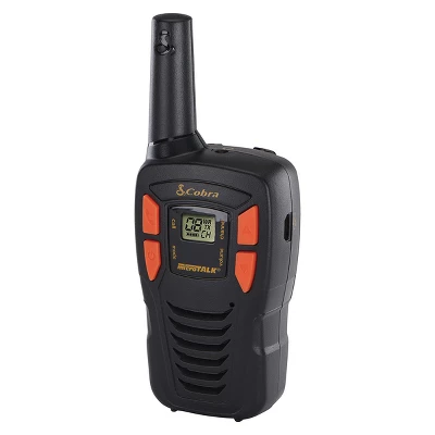 Cobra ACXT145-3 Compact Walkie Talkies - Rechargeable 16-Mile Range Two-Way Radios (3-Pack) - Black & Orange 7 Cobra ACXT145-3 Compact Walkie Talkies - Rechargeable 16-Mile Range Two-Way Radios (3-Pack) - Black & Orange - Image 5