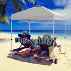 Tangkula 6.6’ X 6.6’ Pop-up Canopy Tent Outdoor Camping Sun Shelter W/ Portable Roller Bag & 4 Weight Bags Blue/ White/ Grey 16 Tangkula 6.6’ X 6.6’ Pop-up Canopy Tent Outdoor Camping Sun Shelter W/ Portable Roller Bag & 4 Weight Bags Blue/ White/ Grey -OUTSUNNY Shop GUEST 614d8903 a027 4bd6 95e0 25d3e7735eba