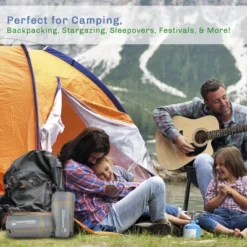 Leisure Sports Lightweight Sleeping Bag With Carrying Bag - Red/Gray -OUTSUNNY Shop GUEST 61d3ae99 154a 48b1 a663 3828931655e2