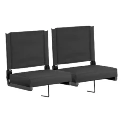 Flash Furniture Set Of 2 Grandstand Comfort Seats By Flash - 500 Lb. Rated Lightweight Stadium Chair With Handle & Ultra-Padded Seat 40 Flash Furniture Set Of 2 Grandstand Comfort Seats By Flash - 500 Lb. Rated Lightweight Stadium Chair With Handle & Ultra-Padded Seat -OUTSUNNY Shop GUEST 634e1552 a443 4c91 ad74 96abc3c6038f