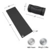 Leisure Sports Roll-Up Camping Mat With Carry Strap - Adult Single Thick Foam Waterproof Mat - Black -OUTSUNNY Shop GUEST 6375c439 84ae 4419 9f35 5e673930b6ff