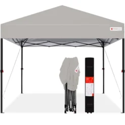 Best Choice Products 10x10ft Easy Setup Pop Up Canopy Instant Portable Tent W/ 1-Button Push, Carry Case -OUTSUNNY Shop GUEST 6427cbca fc98 48bc 97f3 a0202b330544