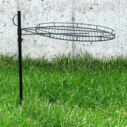 Sunnydaze Decor Sunnydaze Outdoor Heavy-Duty Height-Adjustable Fire Pit Cooking Grill Grate With 360-Degree Rotation - 24"