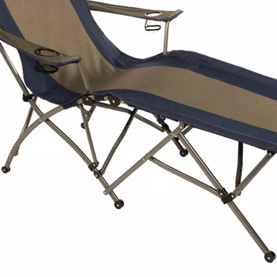 Kamp-Rite Portable Folding Outdoor Soft Arm Lounger Patio Lawn Beach Tanning Chair For Camping Gear, Tailgating, & Sports, 300LB Capacity. Navy/Tan 3 Kamp-Rite Portable Folding Outdoor Soft Arm Lounger Patio Lawn Beach Tanning Chair For Camping Gear, Tailgating, & Sports, 300LB Capacity. Navy/Tan