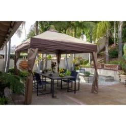 Z- Shade 12 X 12 Foot Lawn, Garden, And Outdoor Event Portable Canopy Tent With Stylish Skirts, Rolling Bag, And Reliable Stake Kit, Tan 7 Z- Shade 12 X 12 Foot Lawn, Garden, And Outdoor Event Portable Canopy Tent With Stylish Skirts, Rolling Bag, And Reliable Stake Kit, Tan -OUTSUNNY Shop GUEST 6934fb40 c5d8 4031 9781 12bf42b244d1