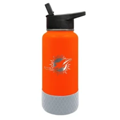 NFL Miami Dolphins 32oz Thirst Hydration Water Bottle
