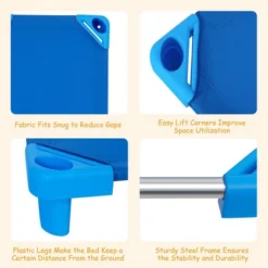 Costway Pack Of 6 Kids Stackable Naptime Cot 52'' L X 23'' W Daycare Rest Mat 17 Costway Pack Of 6 Kids Stackable Naptime Cot 52'' L X 23'' W Daycare Rest Mat -OUTSUNNY Shop GUEST 6a0b4fa0 91e1 4df1 8232 4a5f2443435e