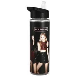 BlackPink Girl Music Group Members 24 Oz. Black UV Plastic Water Bottle -OUTSUNNY Shop GUEST 6a23b574 6e4d 4901 a7f0 e9180663622e